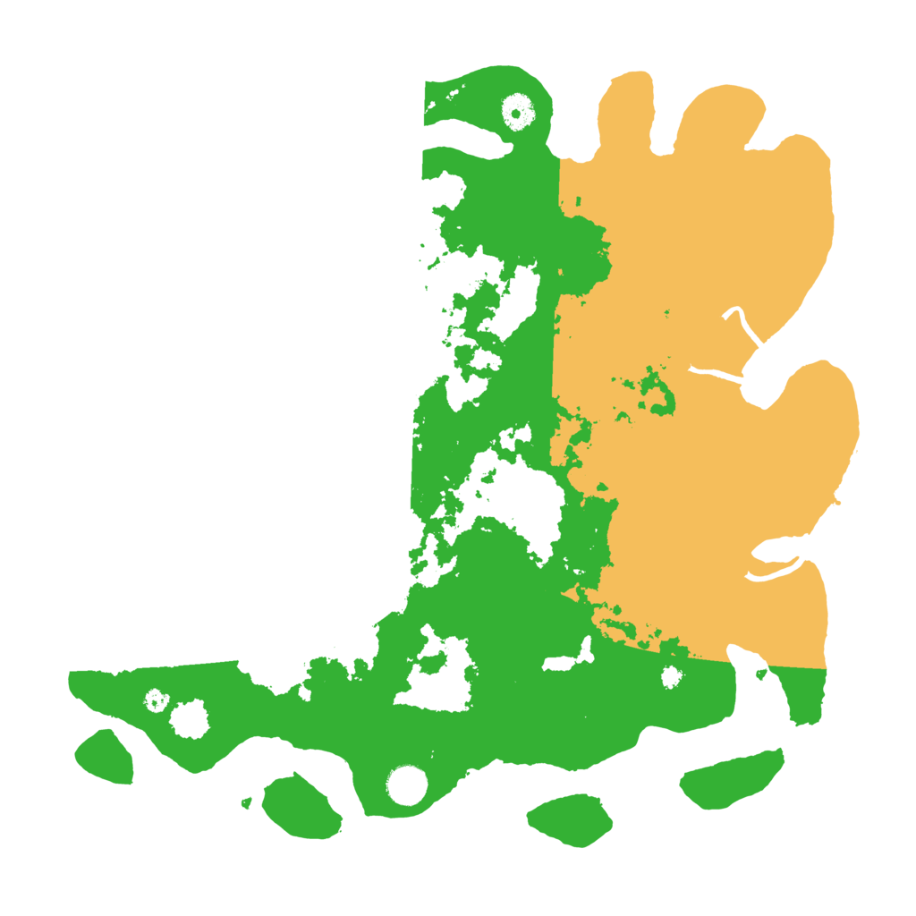 Biome Rust Map: Procedural Map, Size: 4000, Seed: 10615