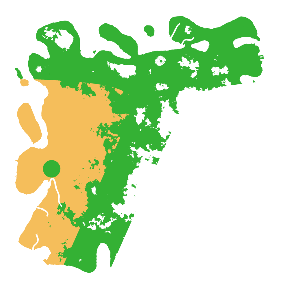 Biome Rust Map: Procedural Map, Size: 4500, Seed: 13868