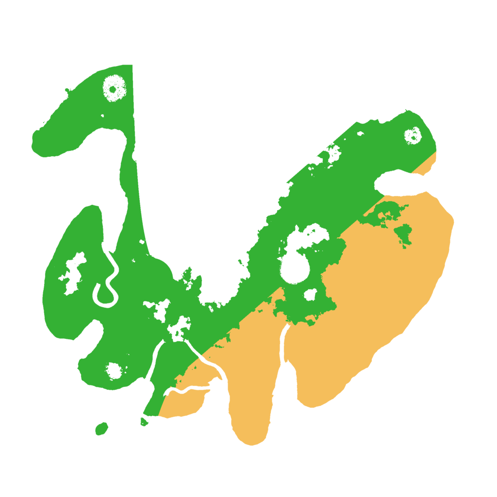 Biome Rust Map: Procedural Map, Size: 3000, Seed: 15105