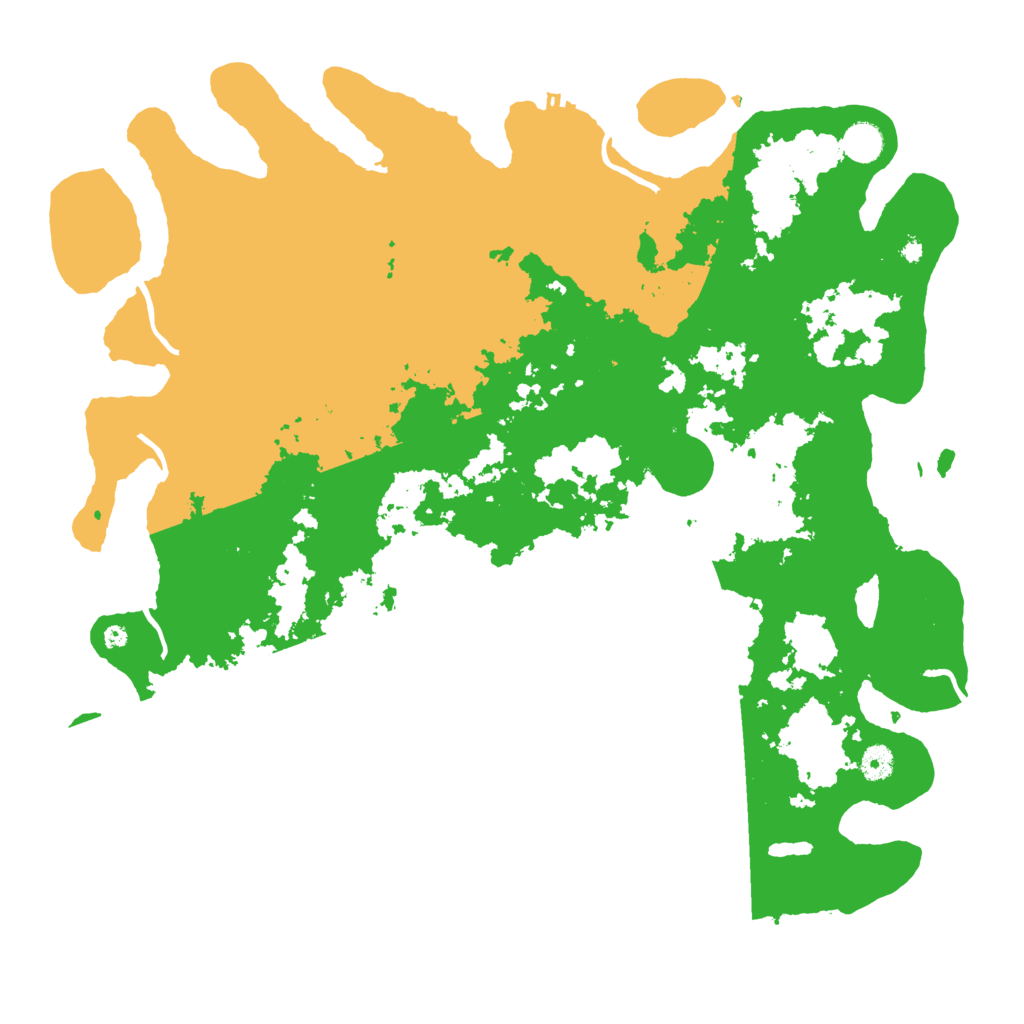 Biome Rust Map: Procedural Map, Size: 4500, Seed: 166907470