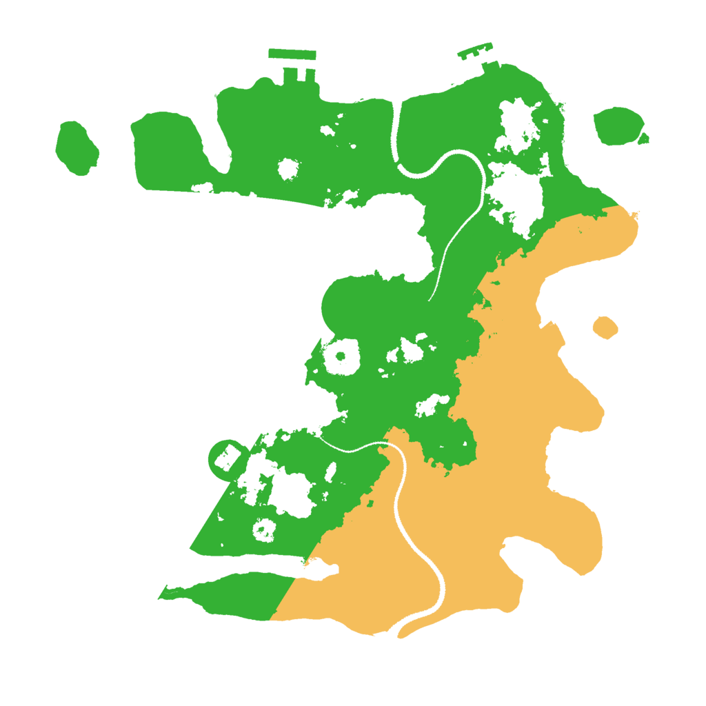 Biome Rust Map: Procedural Map, Size: 3000, Seed: 1756640102