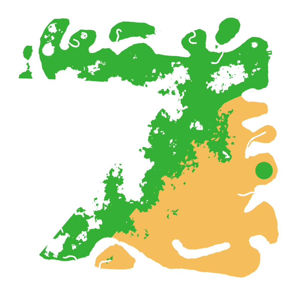 Biome Rust Map: Procedural Map, Size: 4500, Seed: 235230630