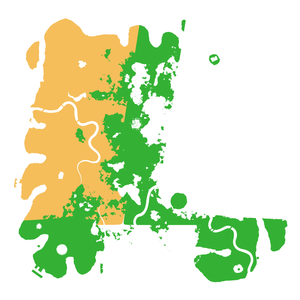Biome Rust Map: Procedural Map, Size: 5000, Seed: 1049546514