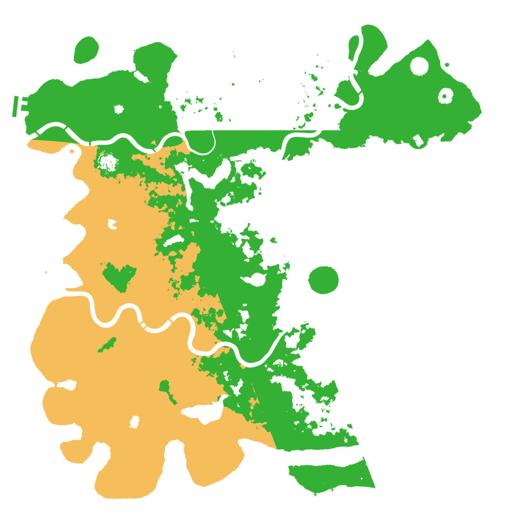 Biome Rust Map: Procedural Map, Size: 5000, Seed: 41158749