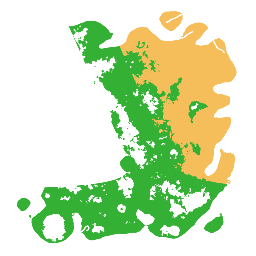 Biome Rust Map: Procedural Map, Size: 4500, Seed: 1280435067