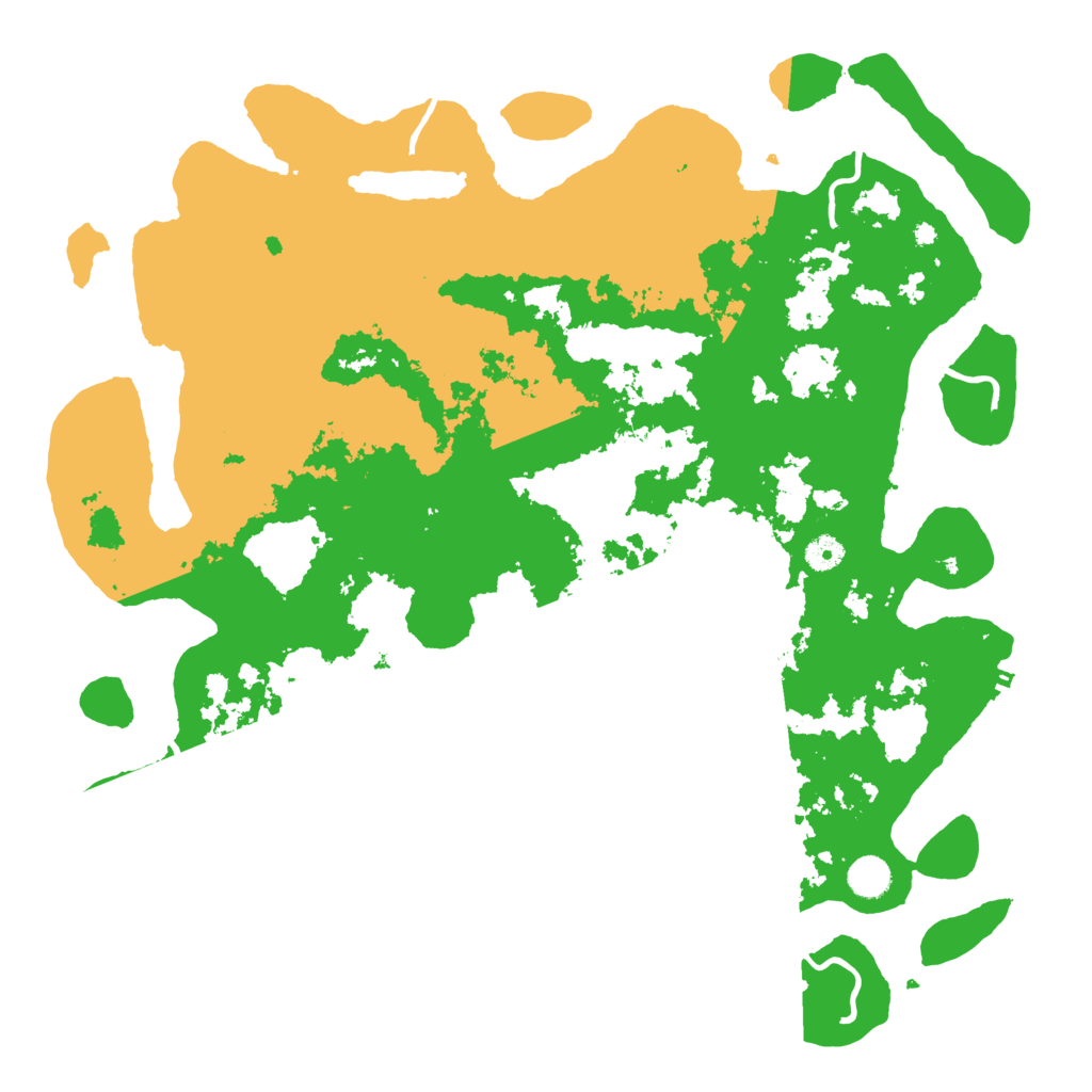 Biome Rust Map: Procedural Map, Size: 4500, Seed: 722713969