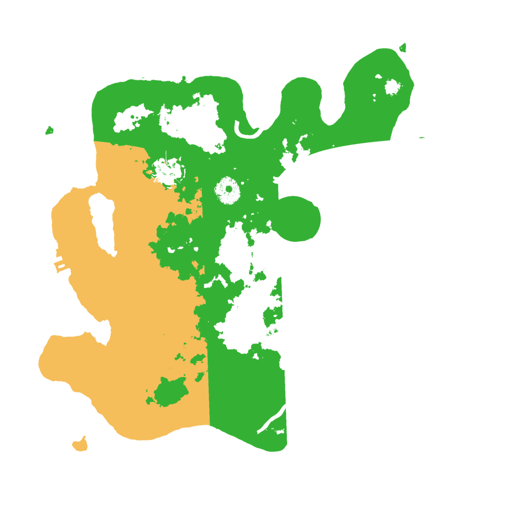 Biome Rust Map: Procedural Map, Size: 3000, Seed: 79746