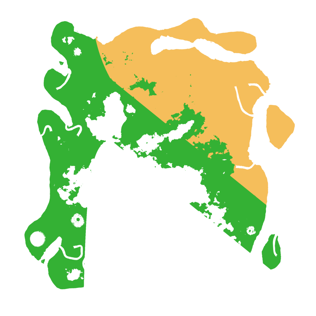Biome Rust Map: Procedural Map, Size: 3700, Seed: 508644