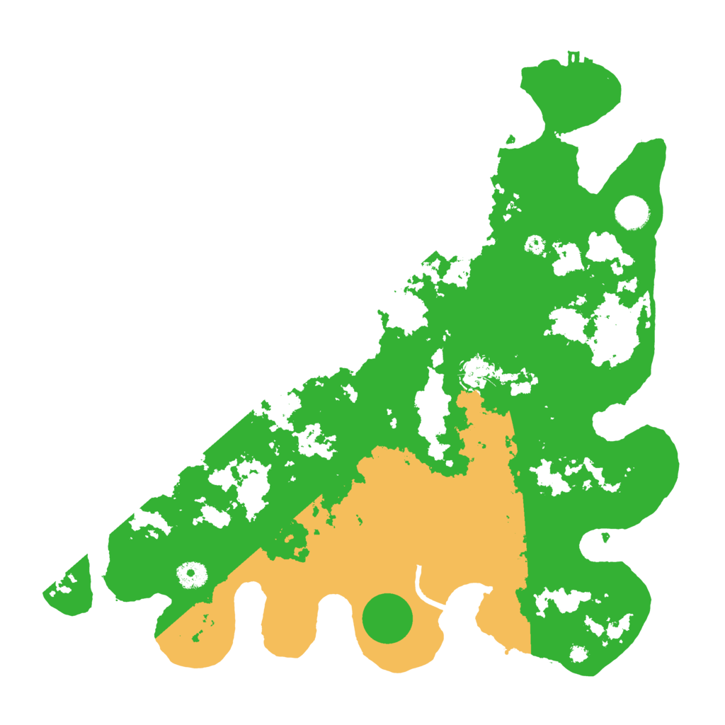 Biome Rust Map: Procedural Map, Size: 3800, Seed: 57900580