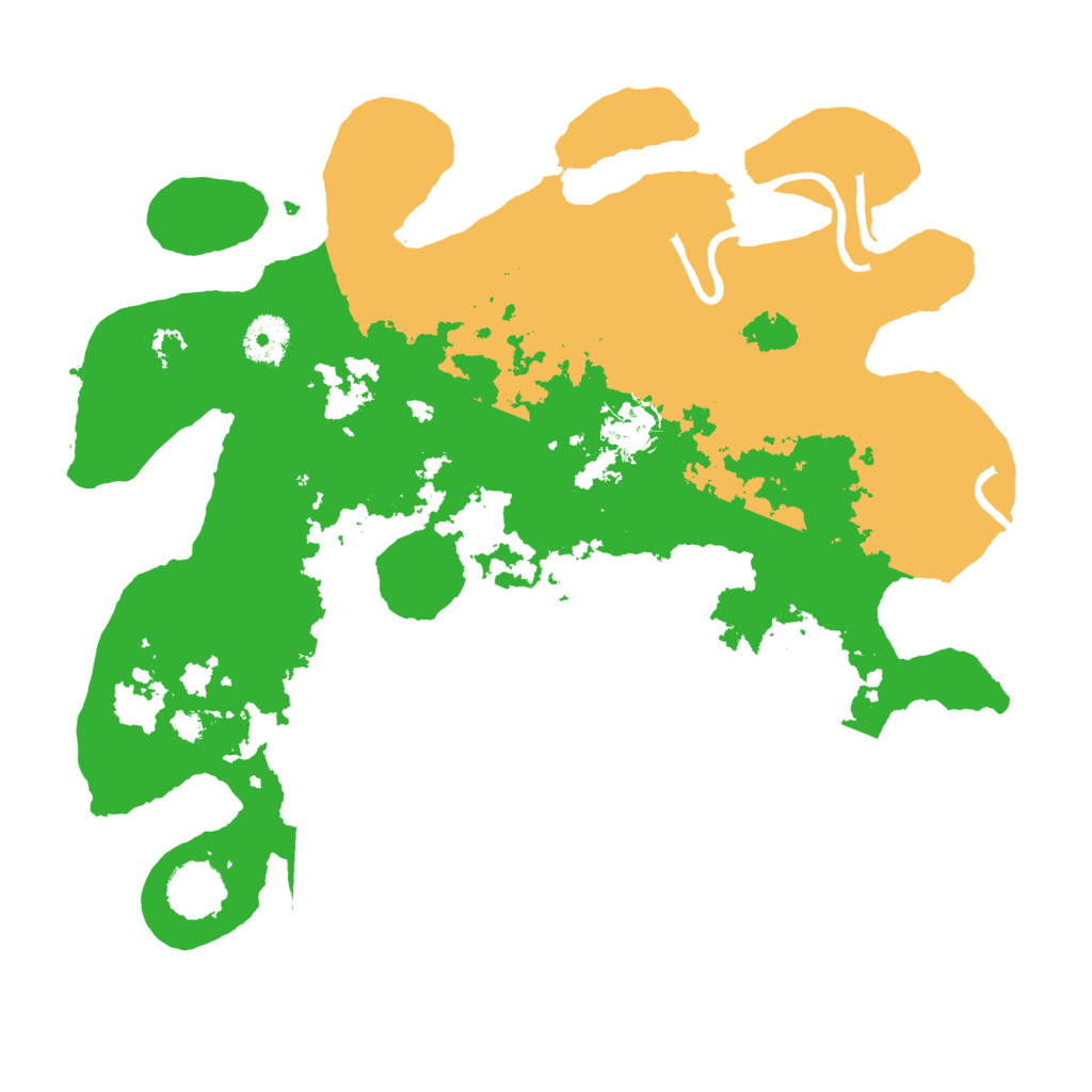 Biome Rust Map: Procedural Map, Size: 3500, Seed: 23162697