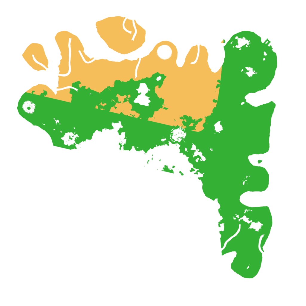 Biome Rust Map: Procedural Map, Size: 3700, Seed: 869528