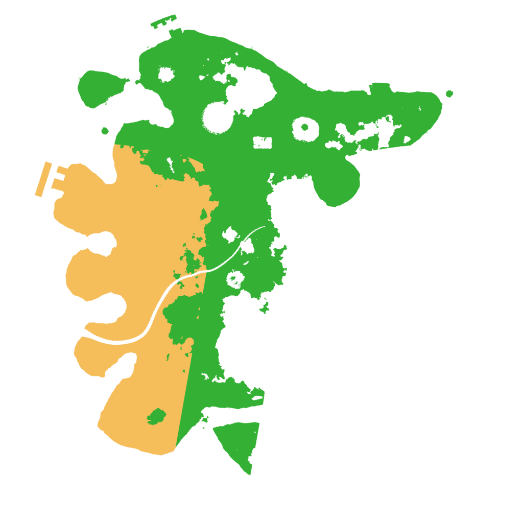 Biome Rust Map: Procedural Map, Size: 3000, Seed: 26685