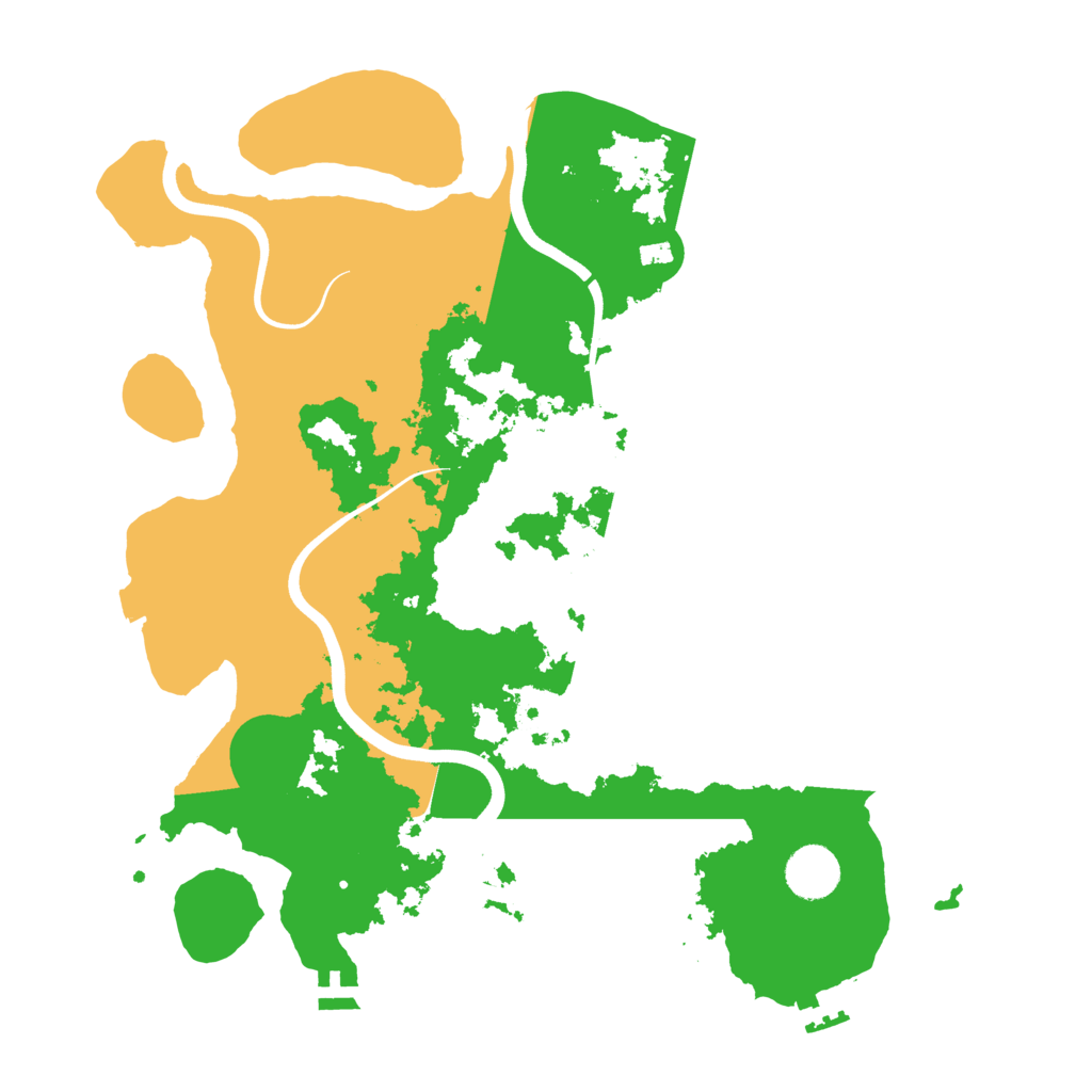 Biome Rust Map: Procedural Map, Size: 3700, Seed: 713059