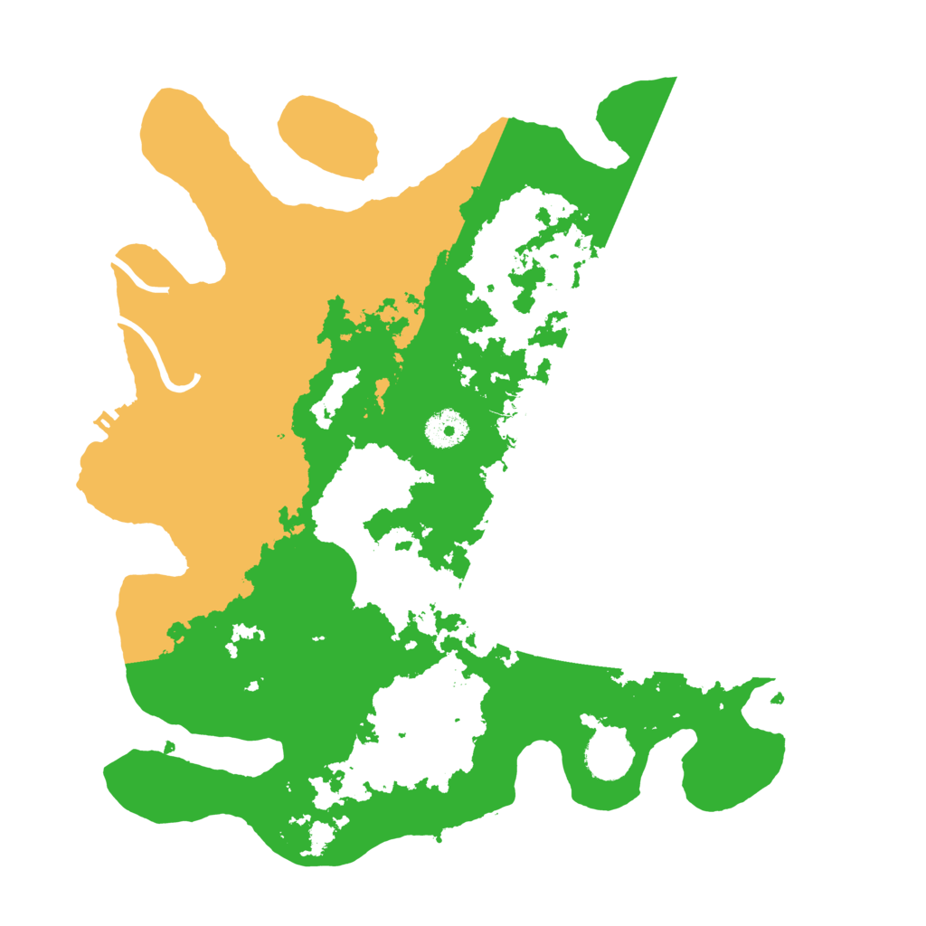 Biome Rust Map: Procedural Map, Size: 3500, Seed: 25320385