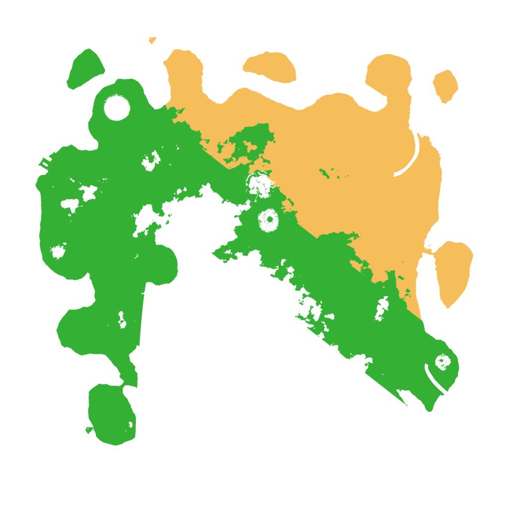 Biome Rust Map: Procedural Map, Size: 3500, Seed: 60189723