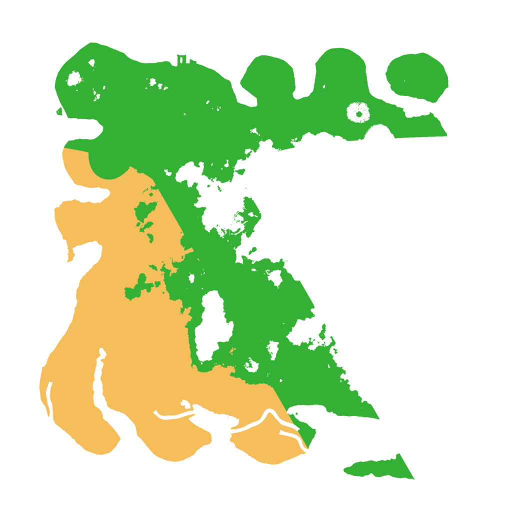 Biome Rust Map: Procedural Map, Size: 3500, Seed: 39719467