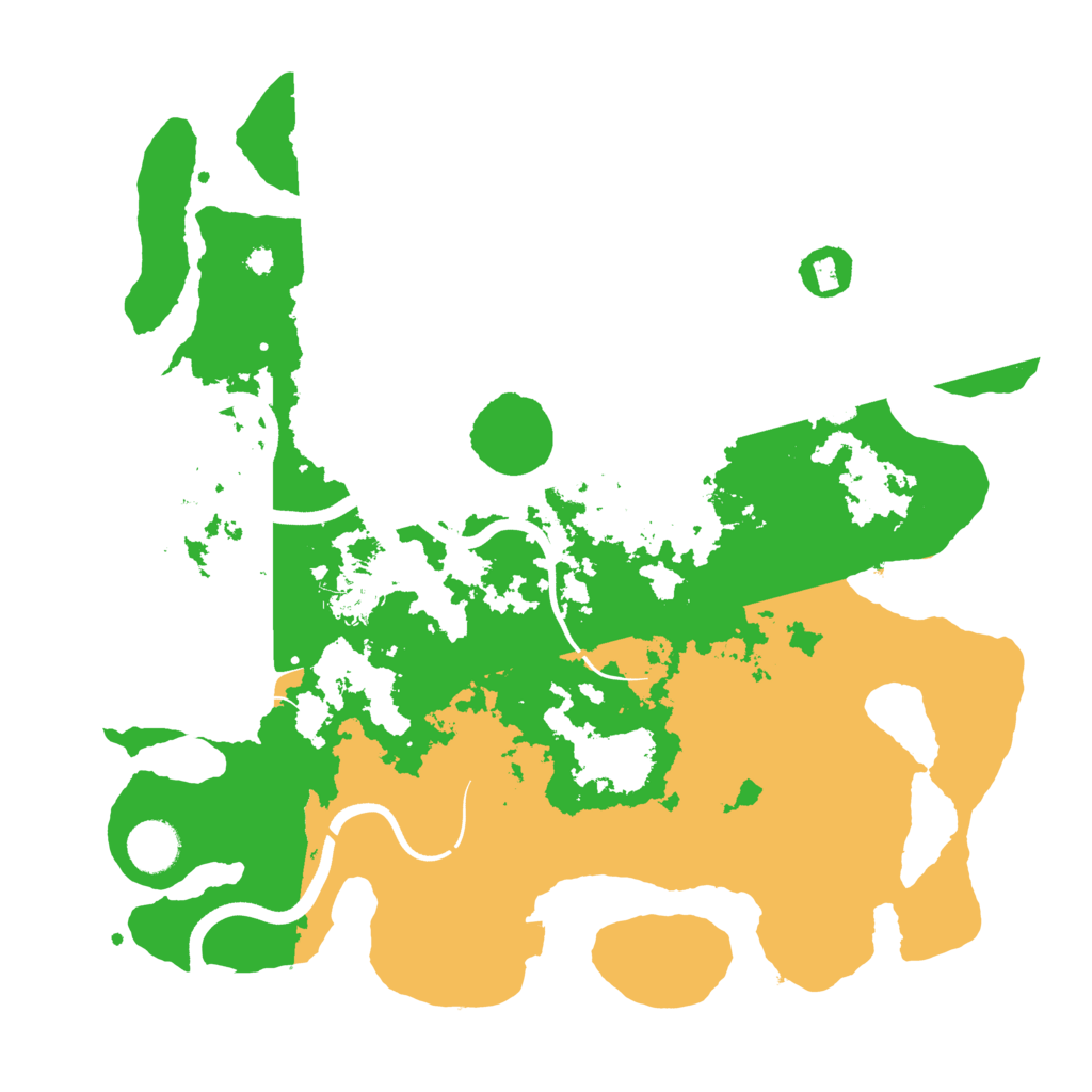 Biome Rust Map: Procedural Map, Size: 3700, Seed: 768767