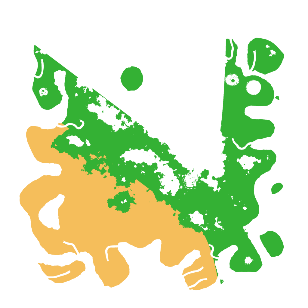 Biome Rust Map: Procedural Map, Size: 3700, Seed: 126678