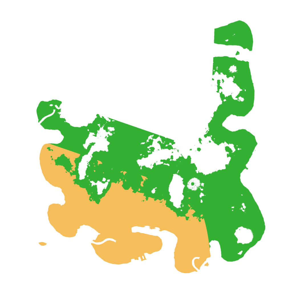 Biome Rust Map: Procedural Map, Size: 3500, Seed: 184029639