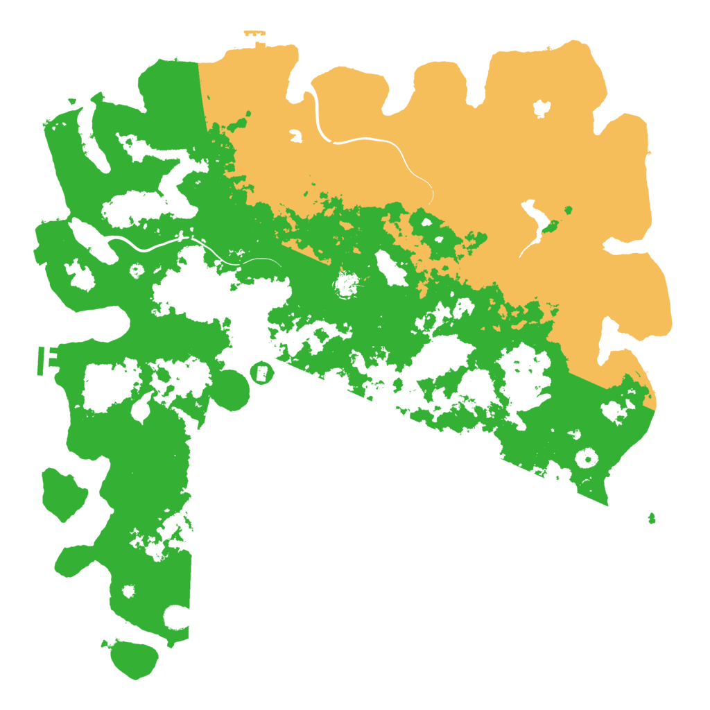 Biome Rust Map: Procedural Map, Size: 5000, Seed: 85302