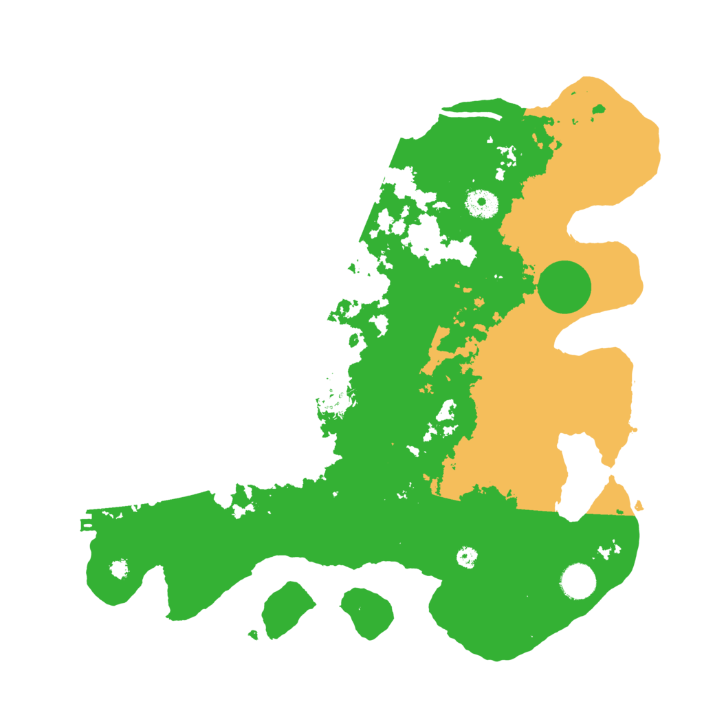 Biome Rust Map: Procedural Map, Size: 3500, Seed: 36621293