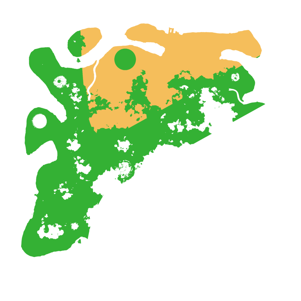 Biome Rust Map: Procedural Map, Size: 3700, Seed: 878256