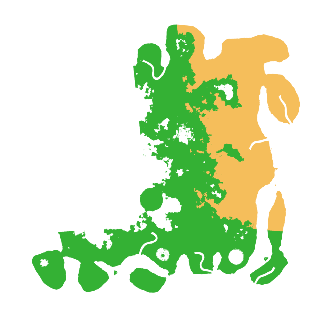 Biome Rust Map: Procedural Map, Size: 3700, Seed: 646404
