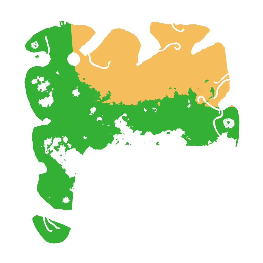 Biome Rust Map: Procedural Map, Size: 3700, Seed: 927242