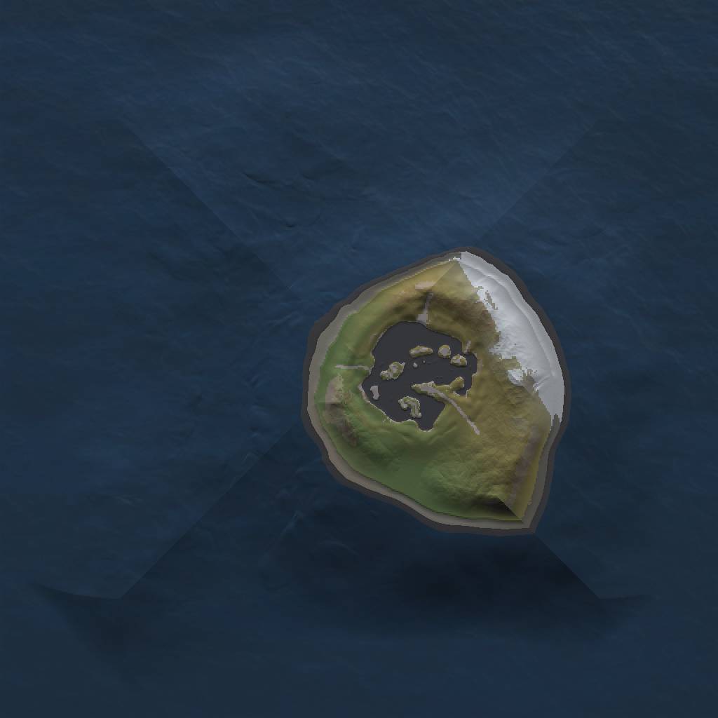 Rust Map: Barren, Size: 1000, Seed: 1640, 3 Monuments