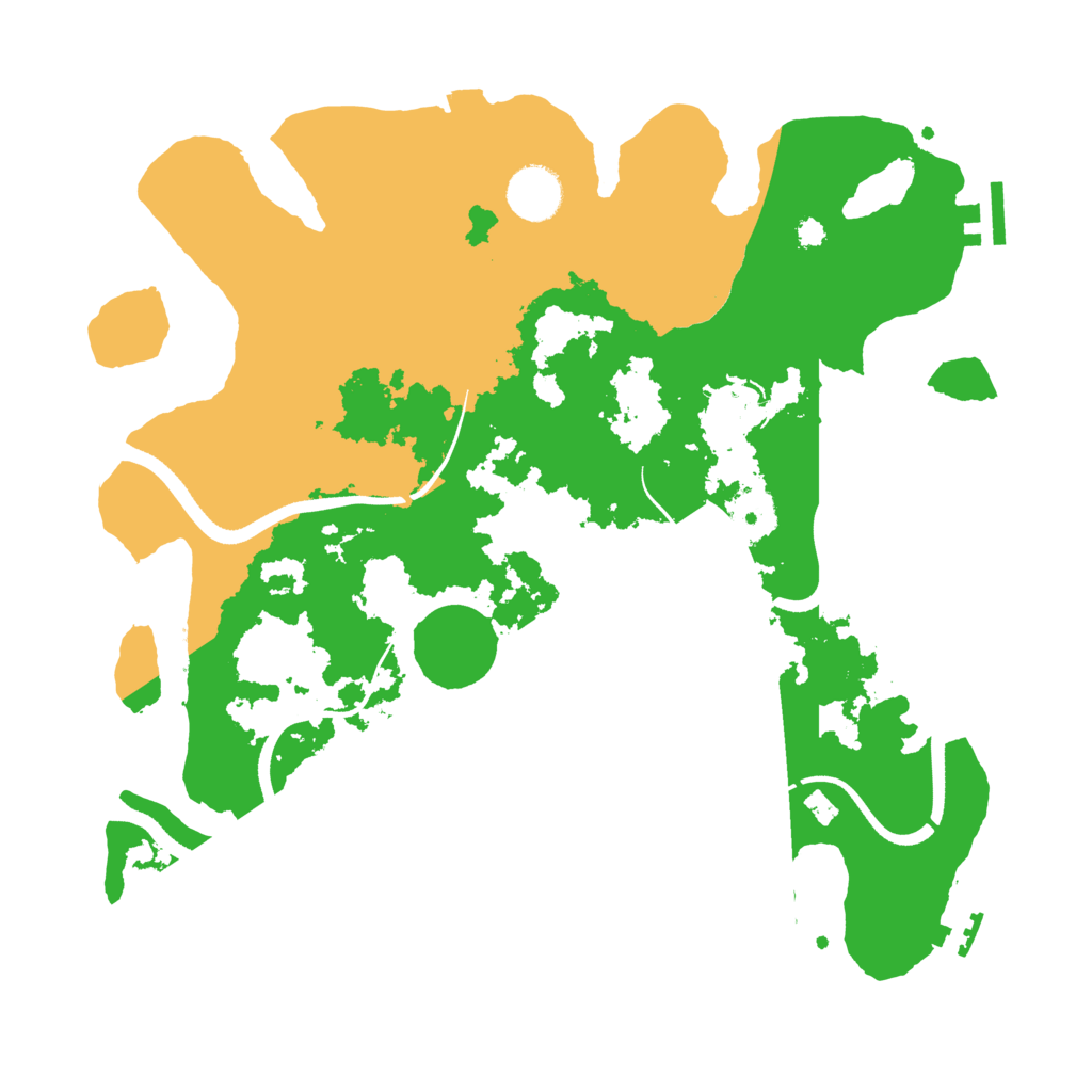 Biome Rust Map: Procedural Map, Size: 3500, Seed: 1168752188