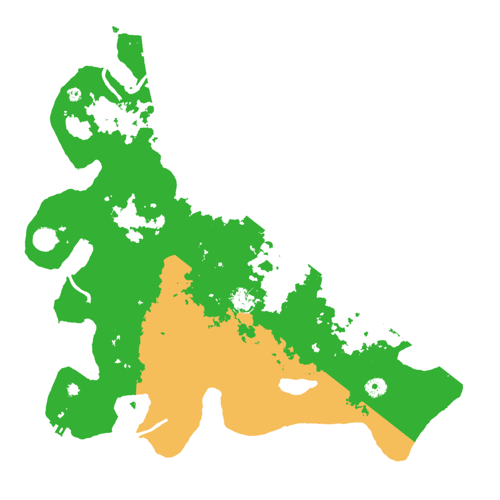 Biome Rust Map: Procedural Map, Size: 3700, Seed: 788246