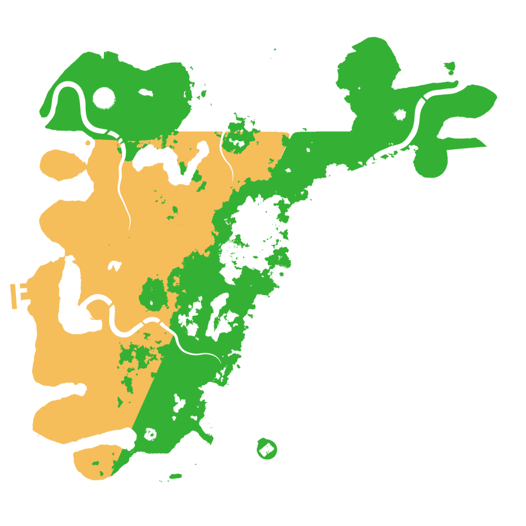 Biome Rust Map: Procedural Map, Size: 4250, Seed: 493601095