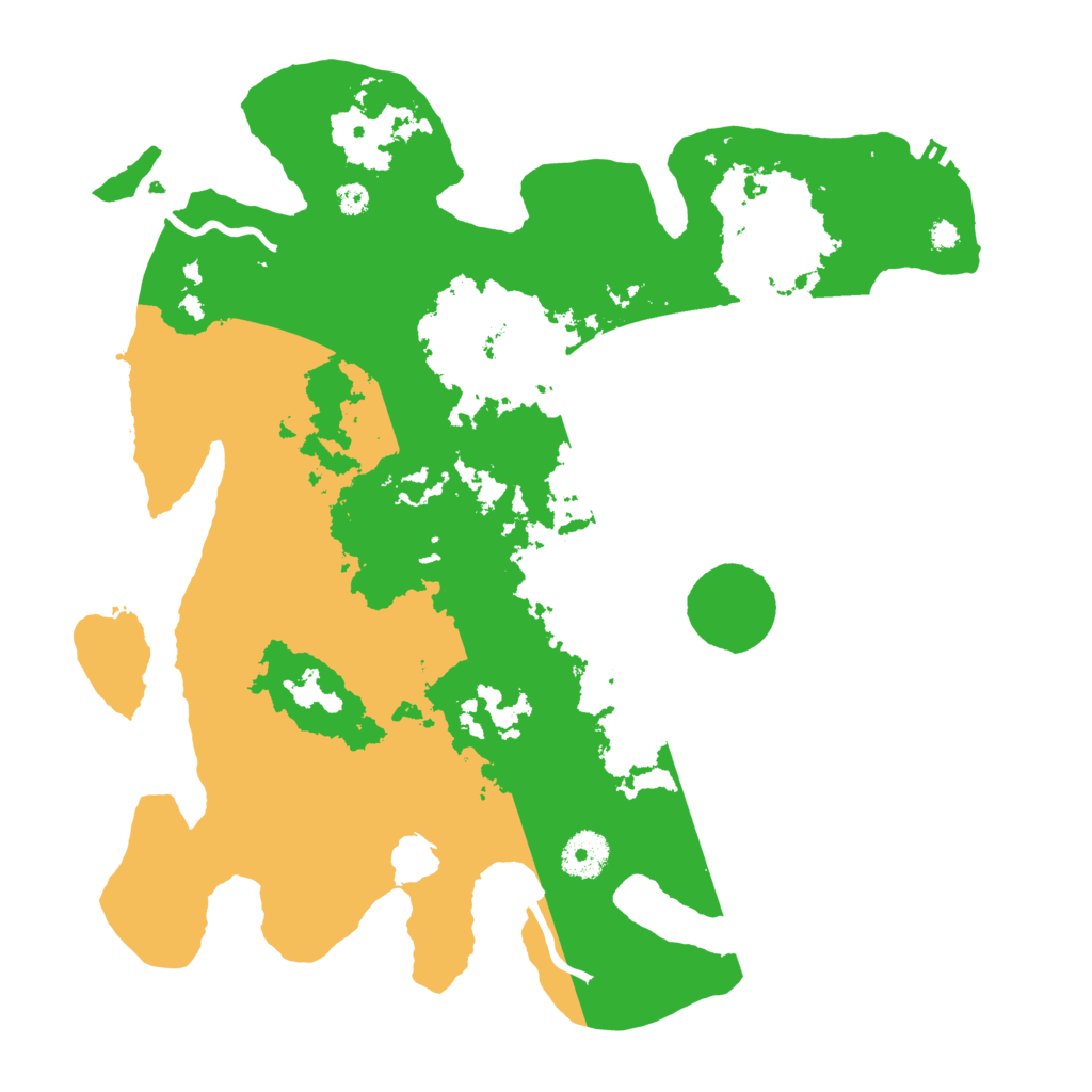 Biome Rust Map: Procedural Map, Size: 3500, Seed: 41472970