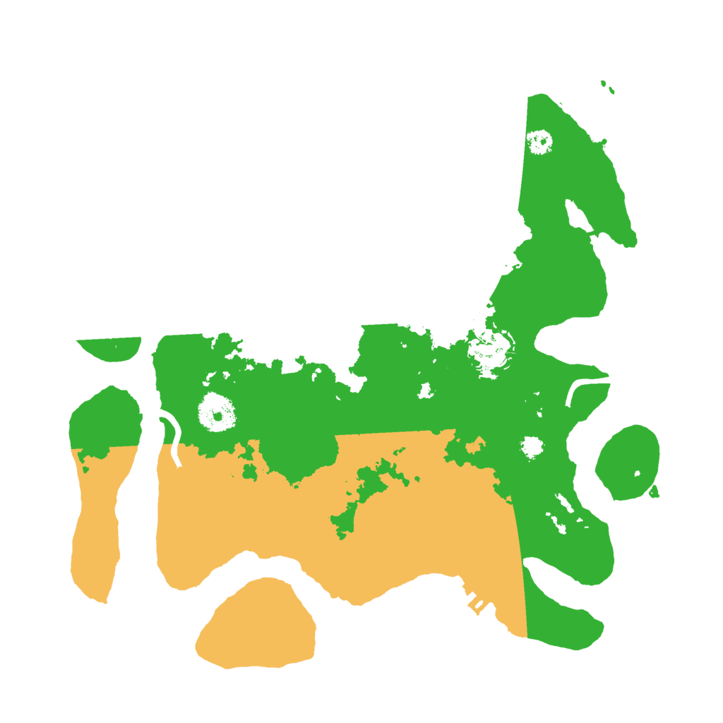 Biome Rust Map: Procedural Map, Size: 3000, Seed: 10579248