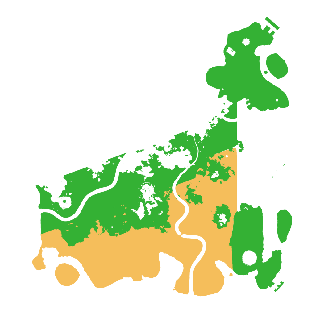 Biome Rust Map: Procedural Map, Size: 3800, Seed: 5525170