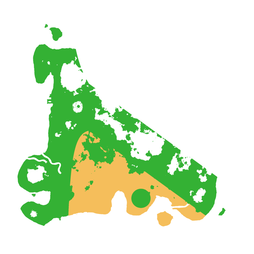 Biome Rust Map: Procedural Map, Size: 3500, Seed: 42976181