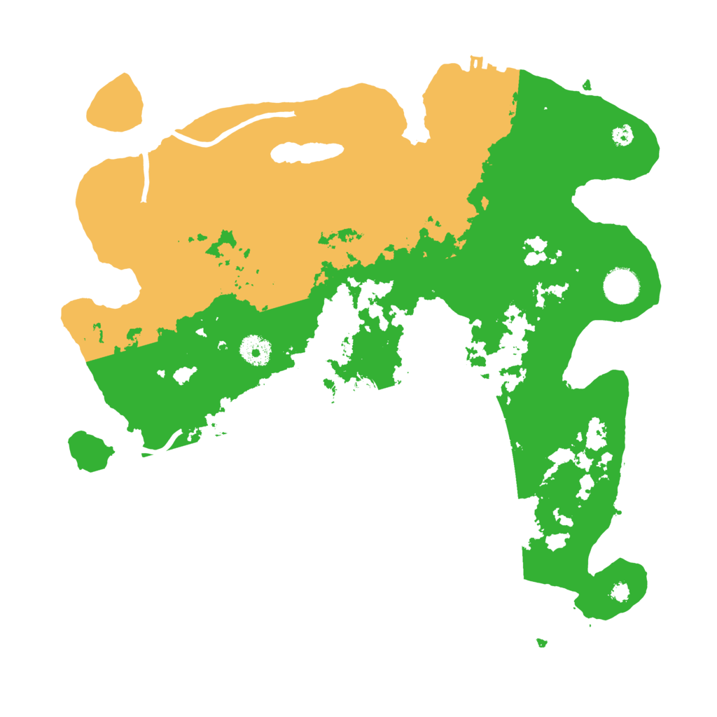 Biome Rust Map: Procedural Map, Size: 3500, Seed: 9194132