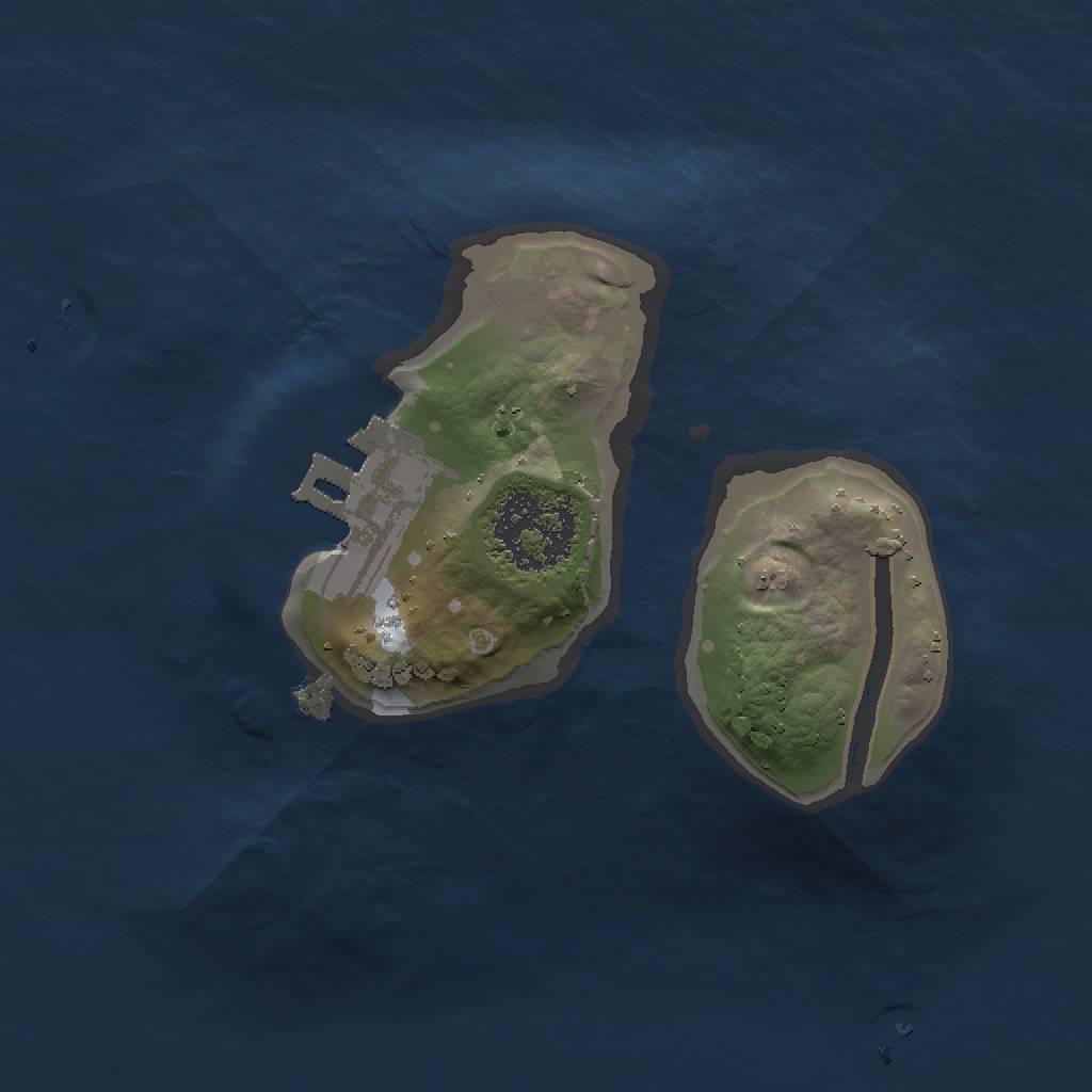 Rust Map: Procedural Map, Size: 1300, Seed: 5234, 5 Monuments