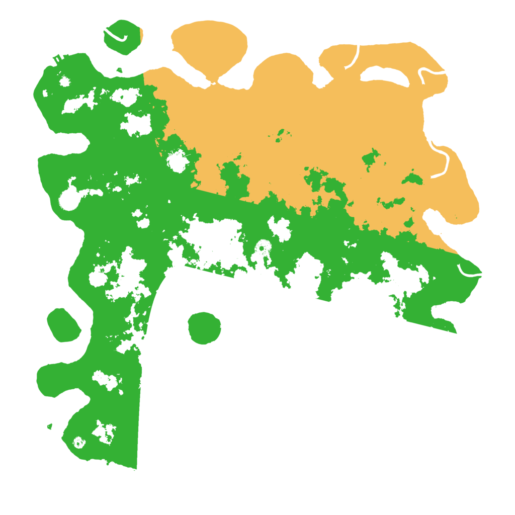 Biome Rust Map: Procedural Map, Size: 4500, Seed: 960942555