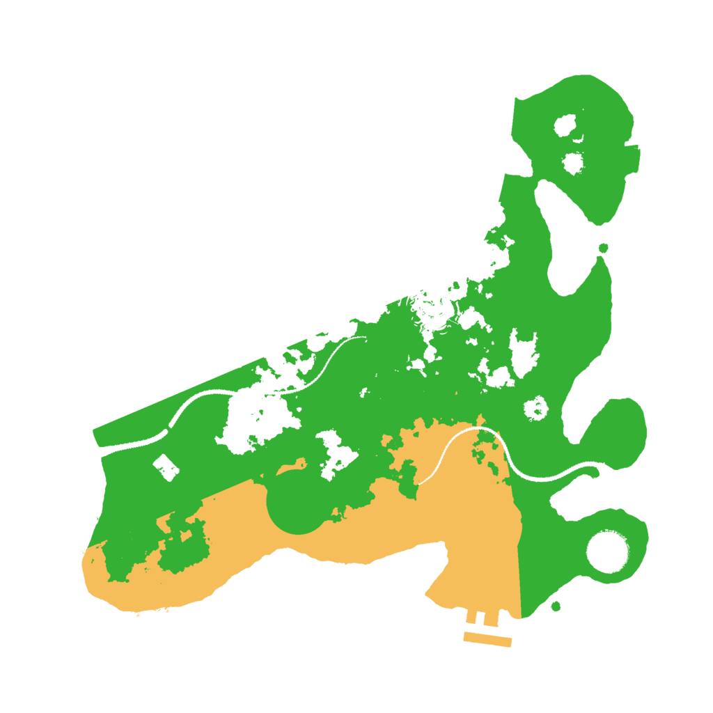 Biome Rust Map: Procedural Map, Size: 3000, Seed: 1133622731