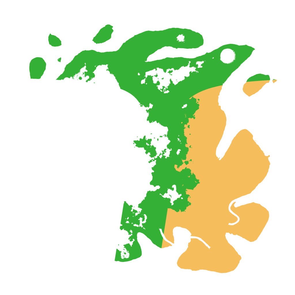 Biome Rust Map: Procedural Map, Size: 3500, Seed: 1663523544