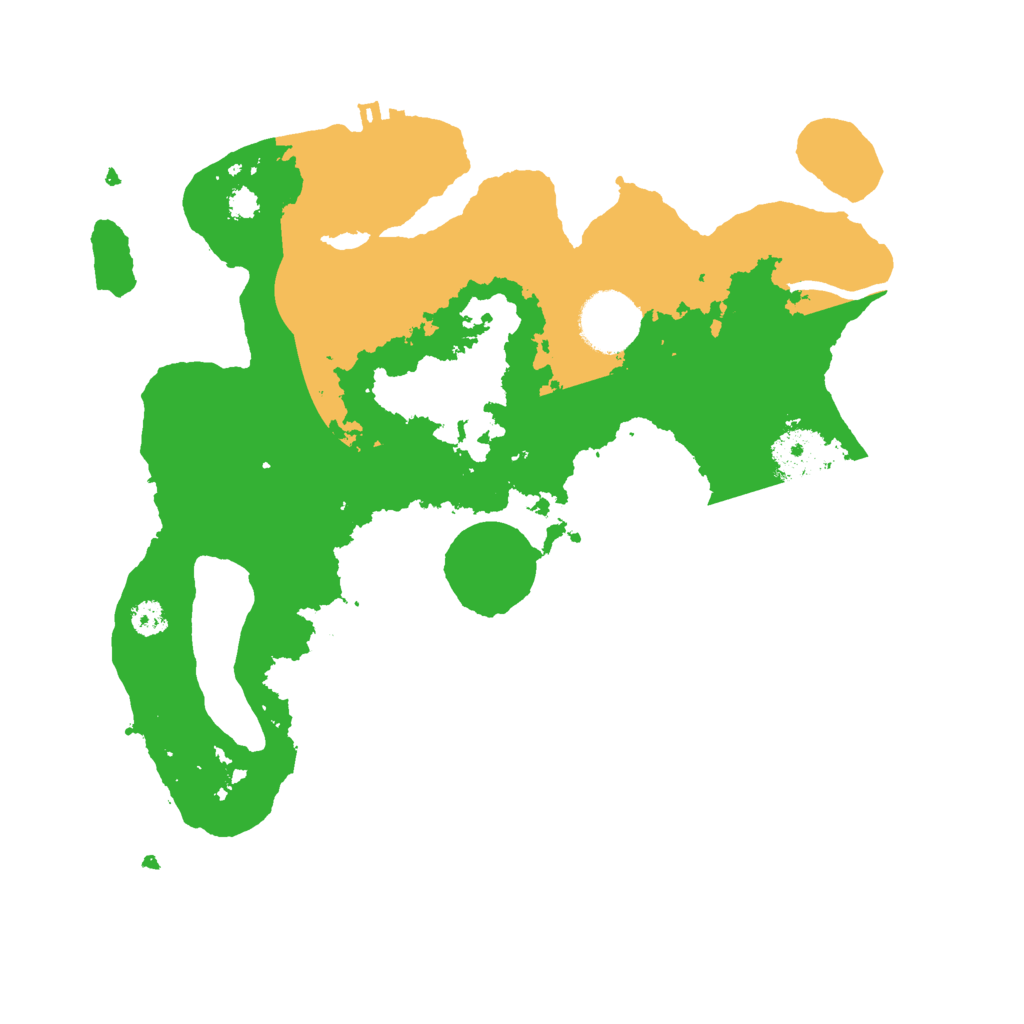 Biome Rust Map: Procedural Map, Size: 3000, Seed: 142550598