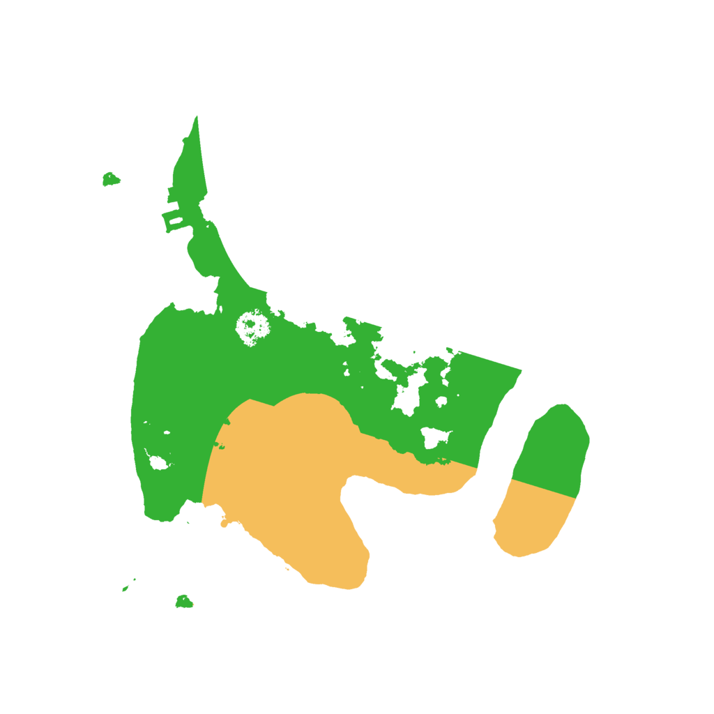Biome Rust Map: Procedural Map, Size: 2200, Seed: 1135114019