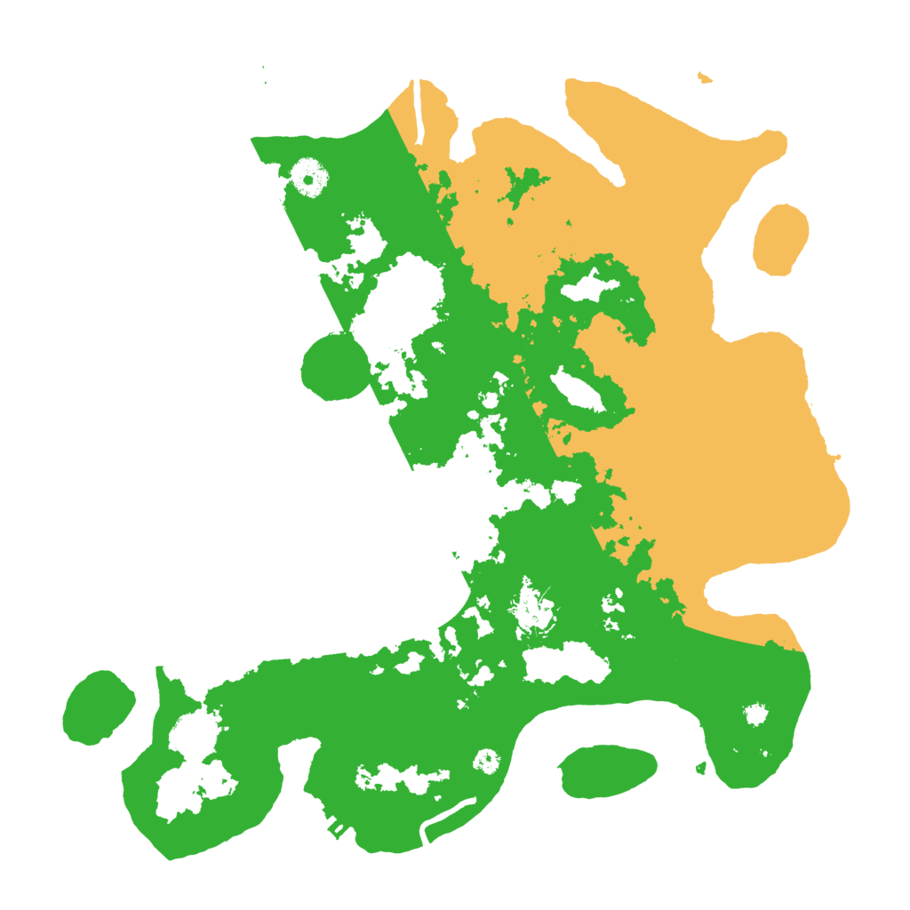 Biome Rust Map: Procedural Map, Size: 3700, Seed: 317728520