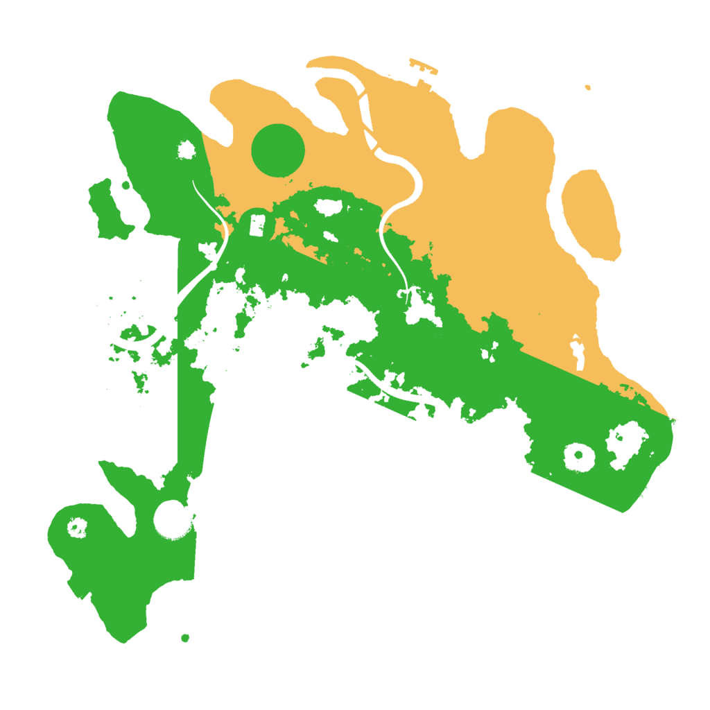 Biome Rust Map: Procedural Map, Size: 3500, Seed: 873627865