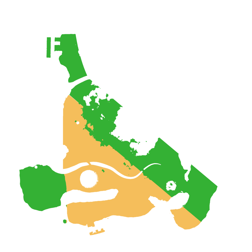 Biome Rust Map: Procedural Map, Size: 2500, Seed: 15112262