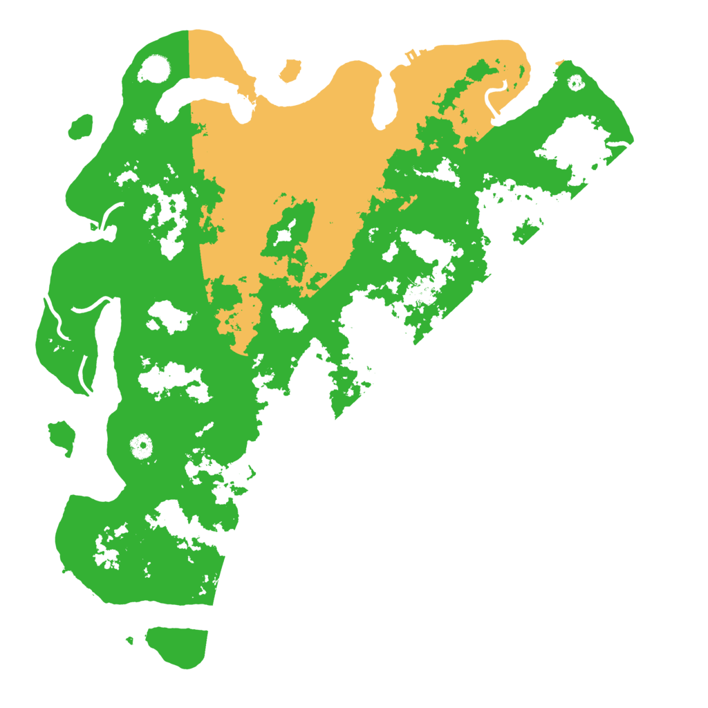 Biome Rust Map: Procedural Map, Size: 4500, Seed: 2712