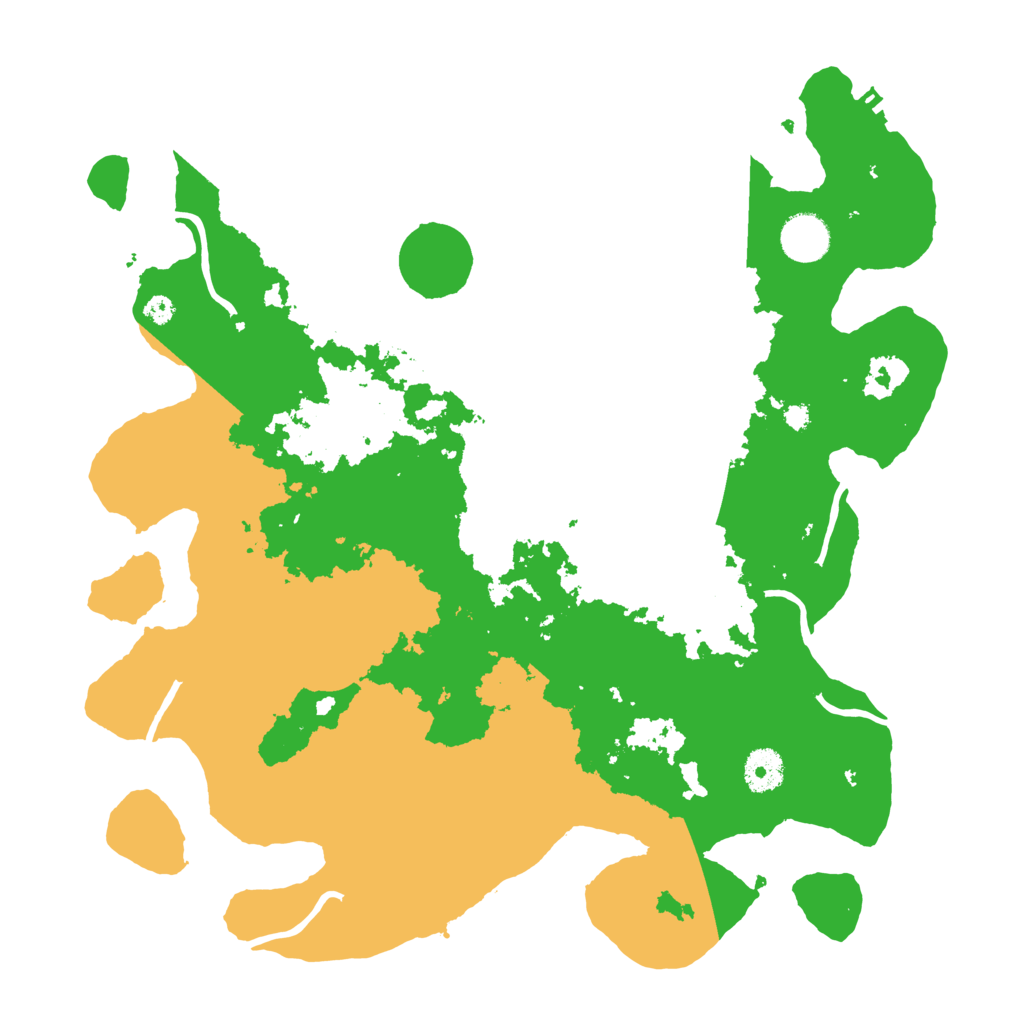 Biome Rust Map: Procedural Map, Size: 3700, Seed: 2075219463
