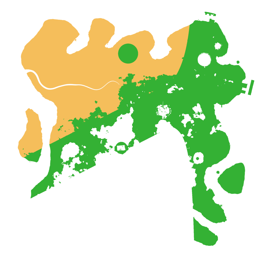 Biome Rust Map: Procedural Map, Size: 3500, Seed: 382778096