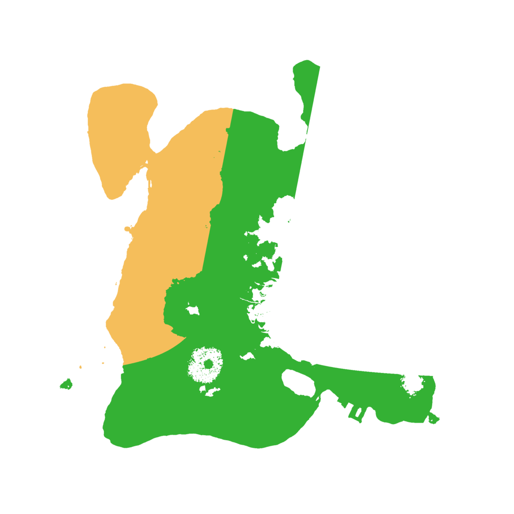 Biome Rust Map: Procedural Map, Size: 2200, Seed: 34483